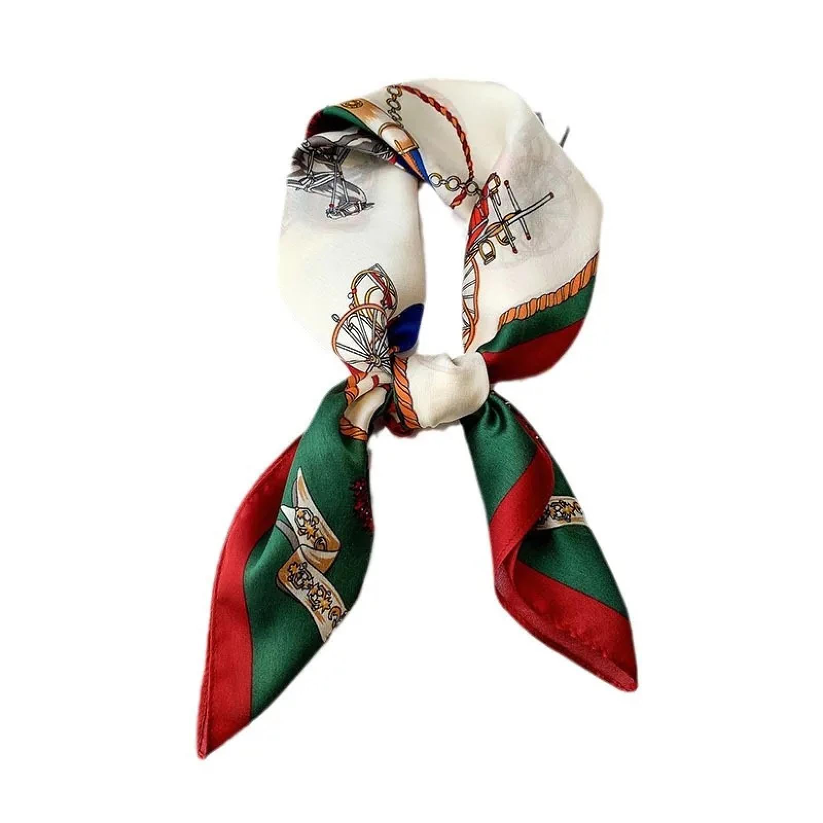 SiVaji Schals Damen Tücher Halstuch Scarf Quadratischer Schal Frauen Schal Wraps Weiblich 70Cm Handgelenk