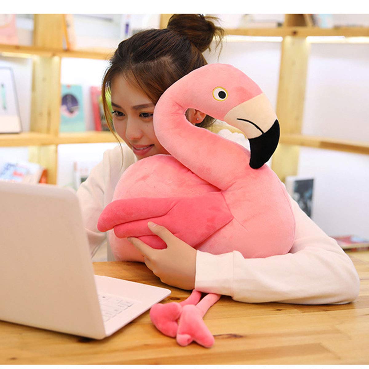 Amazon.co.jp: TWDRTDD フラミンゴぬいぐるみ フラミンゴ枕 手触り 
