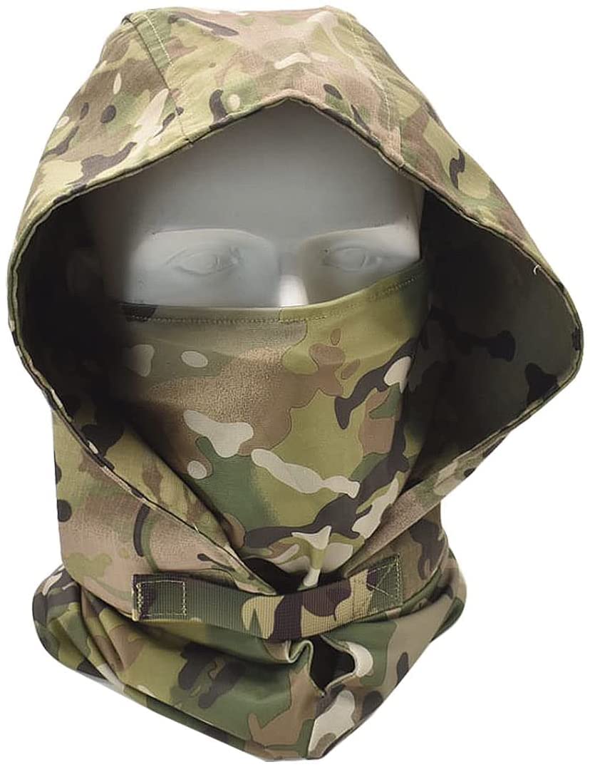 Masque Facial Résistant Au Vent Cagoule Masque Demi-Visage en Maille De Pistolet A Air Et Lunettes Tactiques, pour Halloween Et Jeu De Rôle De Paintball avec Pistolet A Air