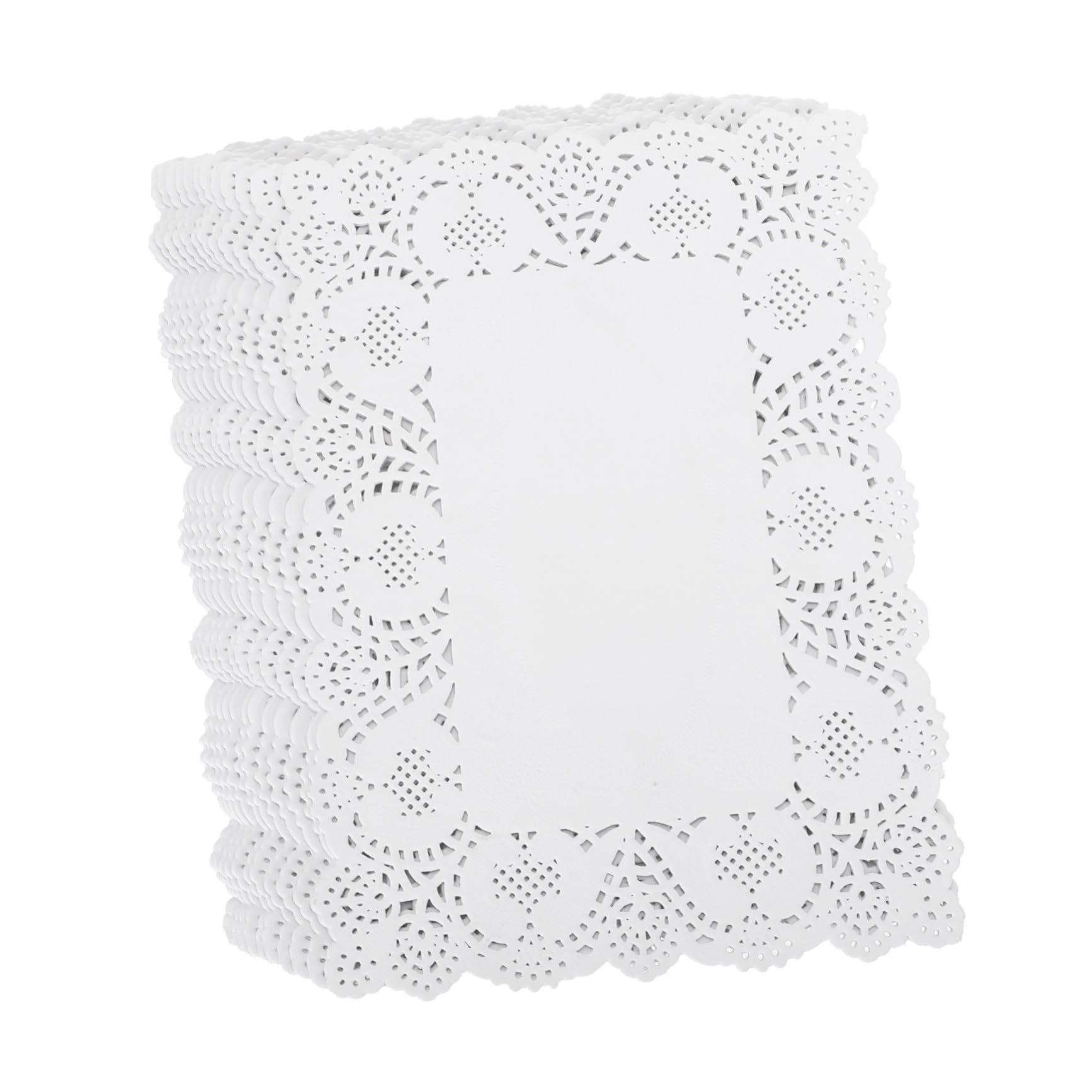 Napperons carrés en papier dentelle premium pour gâteaux et arts de la table