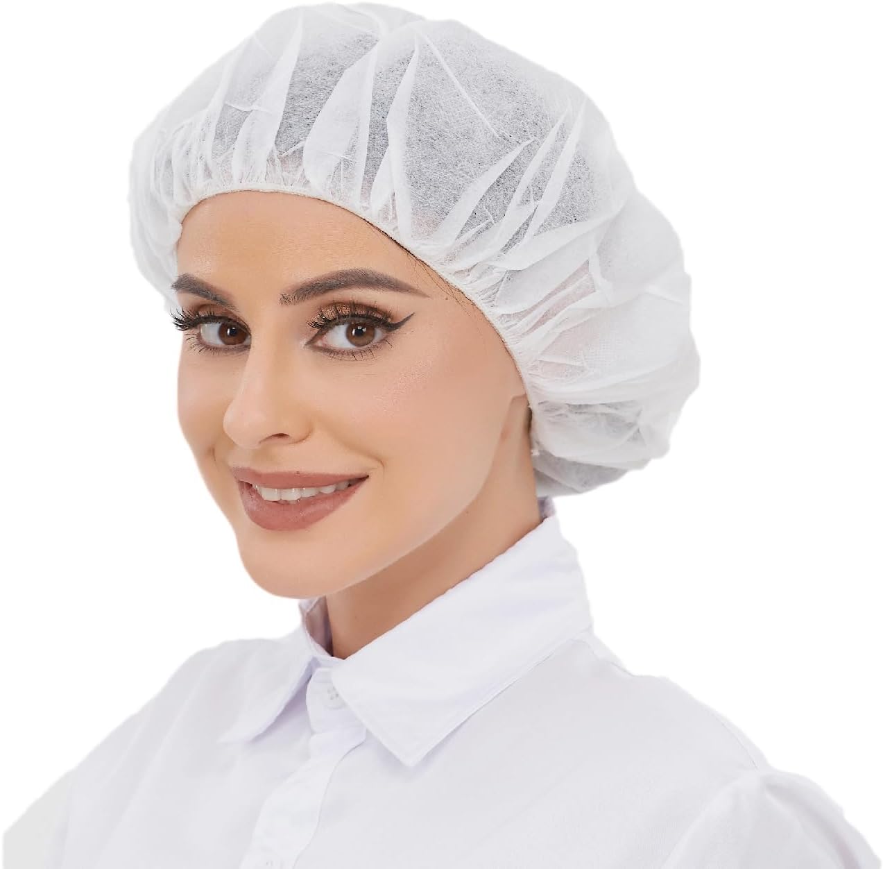 Disposable Work CAP Food Cap Chef Hat Dust Cap Set of 100