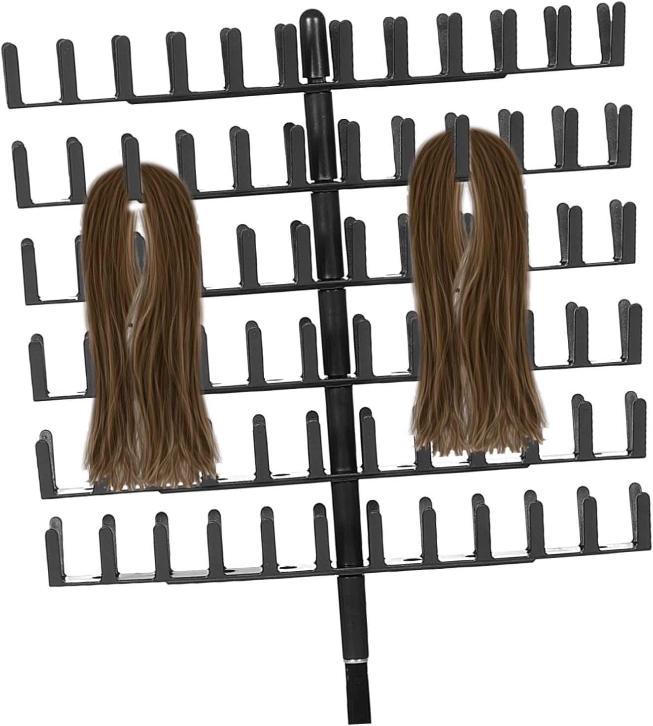 Didiseaon Braiding Hair Stand Hair Extensions Braids Rack Easy Operation Braid Stand