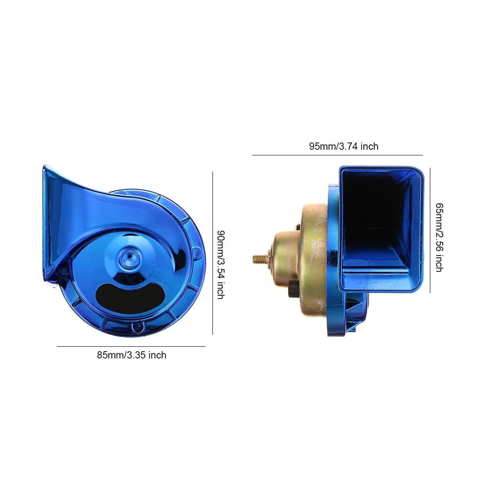 Kangyebaihuodian Tromba Elettrica 150 DB Per Auto 12V, Clacson A Tromba Con Suono Treno, Impermeabile Per Camion E SUV, 1 Pezzo