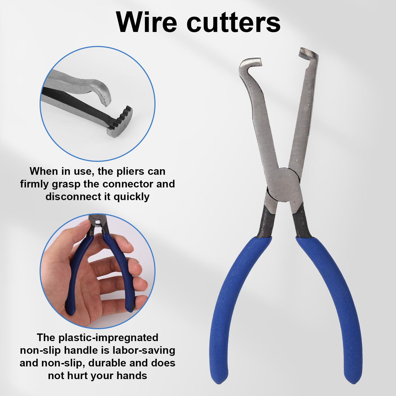 Gosknor 2st Elektrische Trennzange fürs Auto, Electrical Disconnect Pliers Metall Electrical Connector Pliers Kfz-Schlauchtrennwerkzeug für Stecker mit Drucklasche