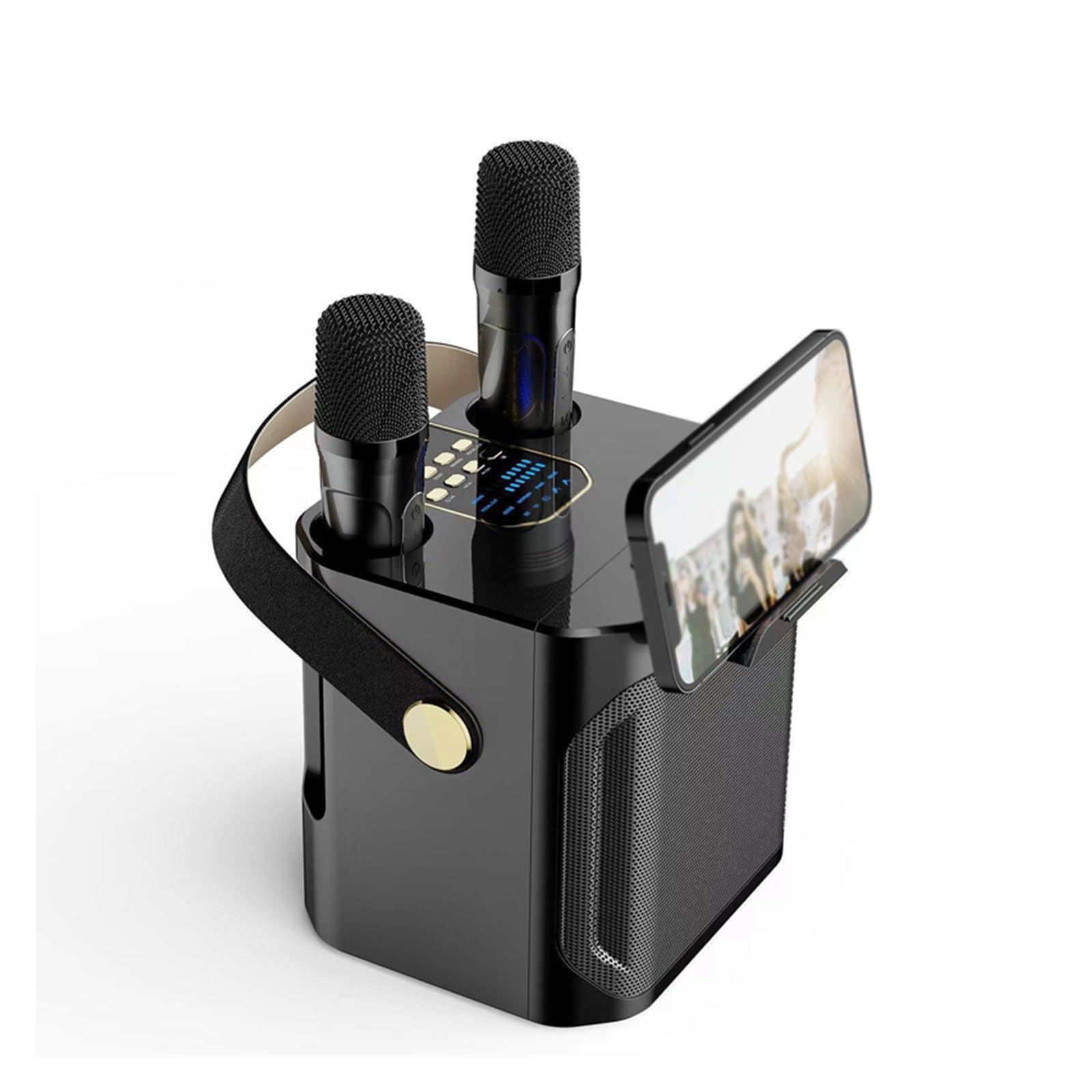 Speaker Portable Stereo Surround Power Dual Outdoor Party Player Color D Size As Shown E As Shown