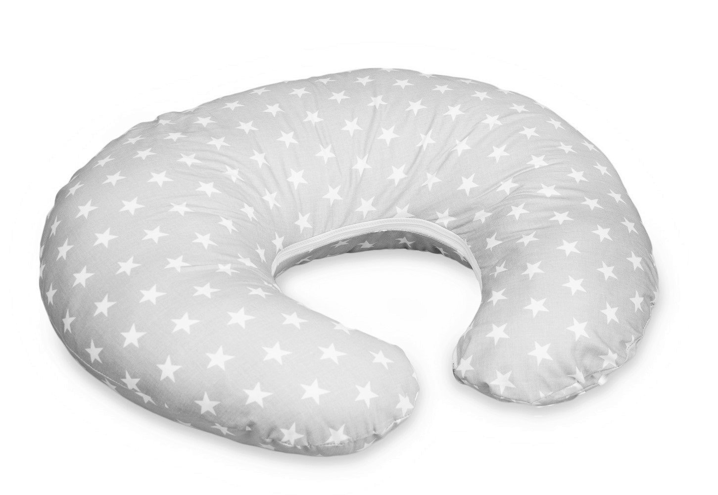 Vizaro - Cojín de Lactancia Bebé 100% Algodón Ergonómico, Cómodo y Muy Adaptable - Funda Lavable - Hecho UE, OekoTex - Estrellitas