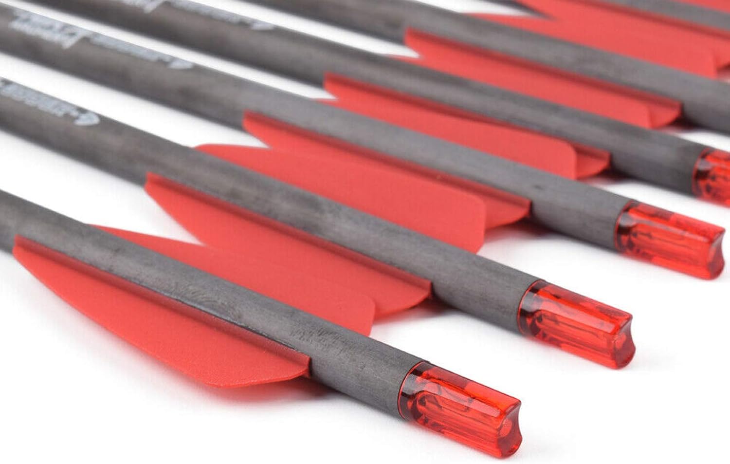 7.5" Crossbow Bolts Carbon Arrows SP350 for Cobra System R9 Bow Hunting, Pack of 12