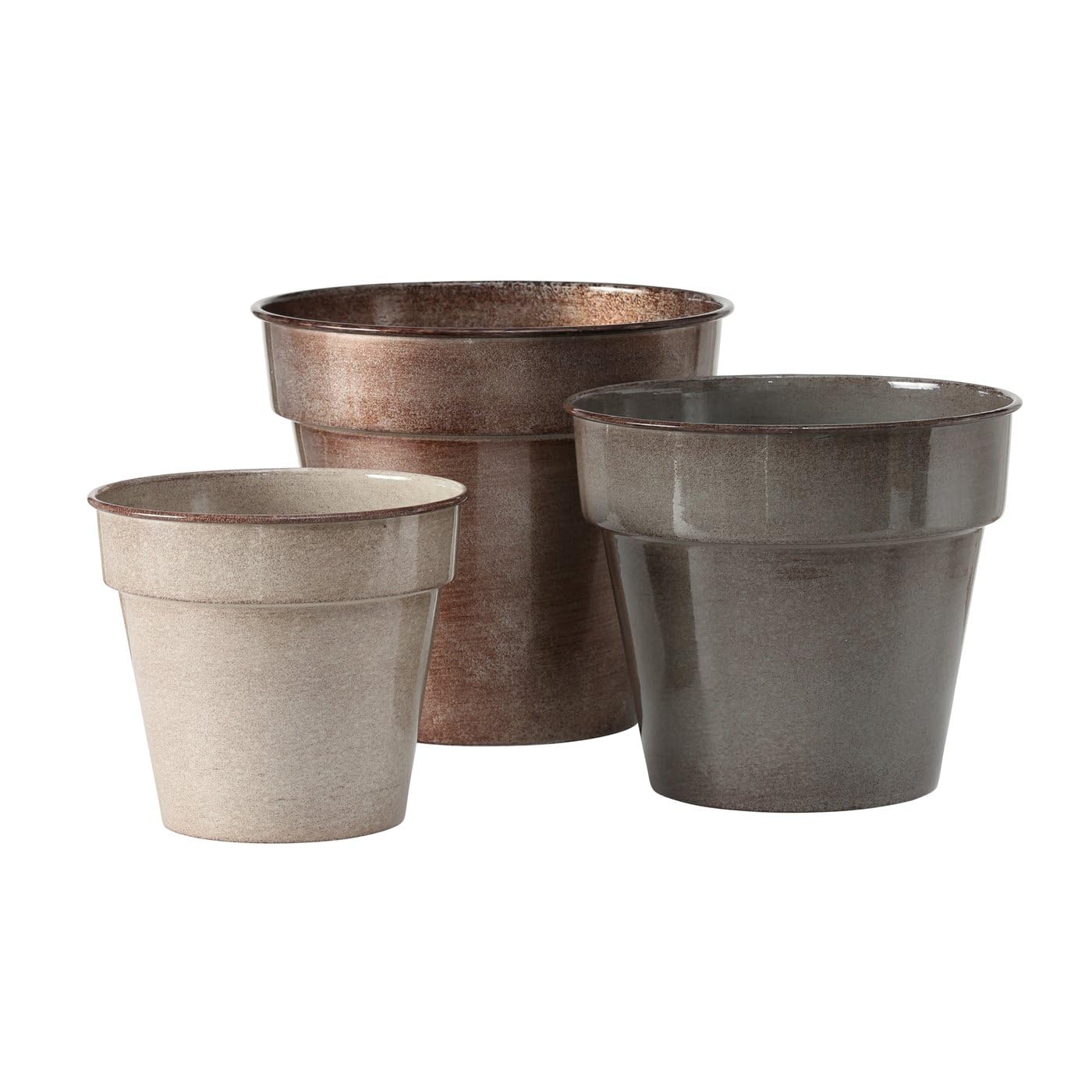 Boltze Pflanztopf Effrin S/3 pour salon et véranda moderne
