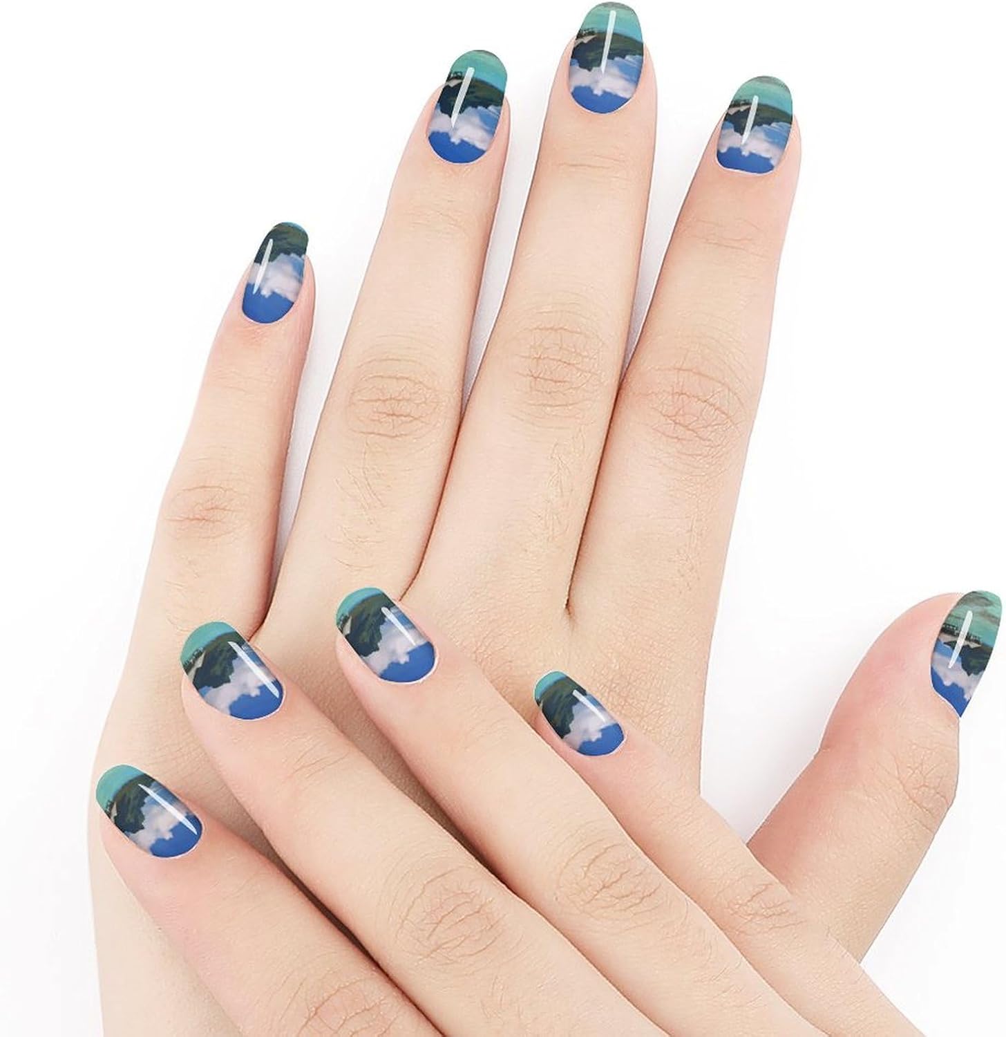 Nail Strips Bundle Full Wrap Long Lasting Nail Polish Strips Easy Application and Removal Salon Quality Self Adhesive Art Stickers for Women Gifts