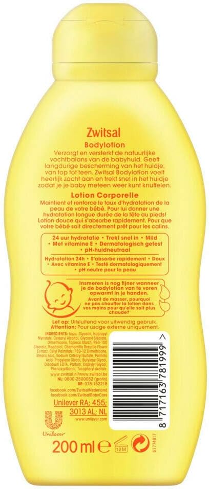 Zwitsal Body Lotion - 200 ml(997544)