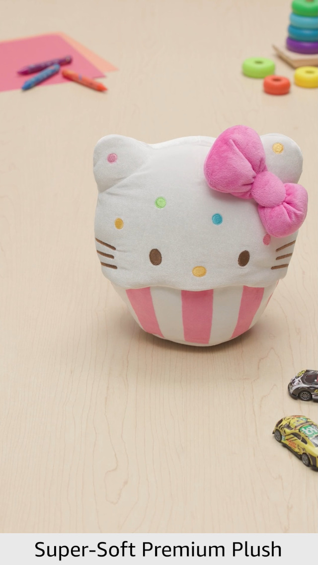 Amazon.com: GUND Sanrio Official Hello Kitty Cupcake Plush
