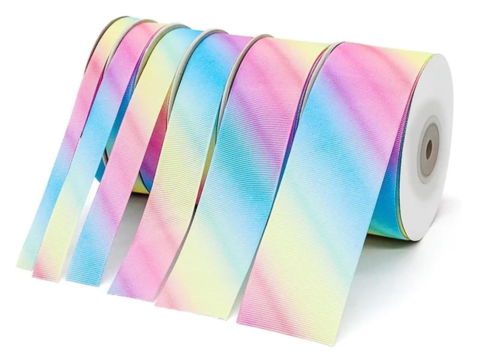Cintas para envolver tartas, Cinta de grosgrain varios anchos, paquete 2 rollos 25 yardas(50MM Wide)