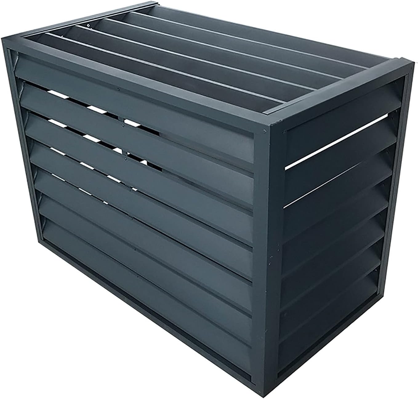 Air Conditioner Covers Outdoor, Air Conditioner Fence Screen, Outdoor Air Conditioner Decorative Privacy Screen, Freestanding Louvered Space Divider, Trash Enclosure Fence Screen, Privacy Fence (Size