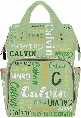 InterestPrint Bolsa de pañales con nombre, mochila personalizada para hombres y mujeres, Color 17, Mochilas Daypack