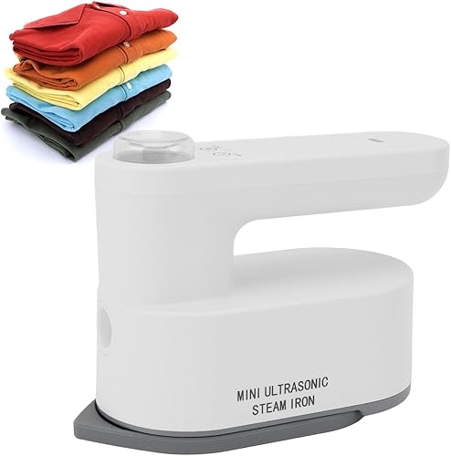 Miniatura 2 de Yinhing Mini plancha eléctrica portátil de mano inalámbrica para ropa, calor rápido en 30 segundos, no necesita agua, ligera, 13.86 oz con batería