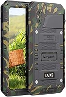 Vista 12 de Mitywah Funda impermeable para iPhone 12 Pro, carcasa resistente a los golpes con protector de pantalla incorporado, funda metálica de cuerpo