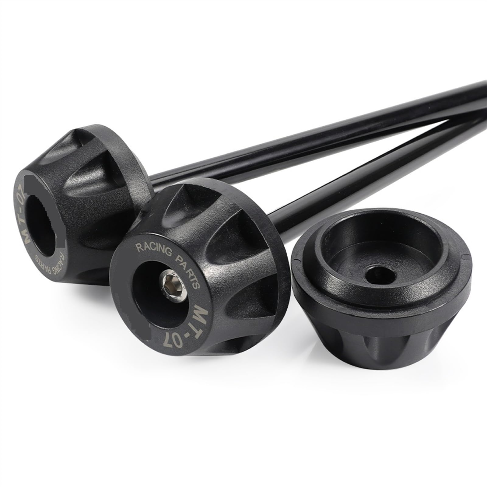 Fireleopard Assale Anteriore Posteriore Forcella Crash Slider Protezione Ruota Moto Compatibile con Yamaha MT-07 FZ-07 2014-2023 XSR700 MT07 FZ07