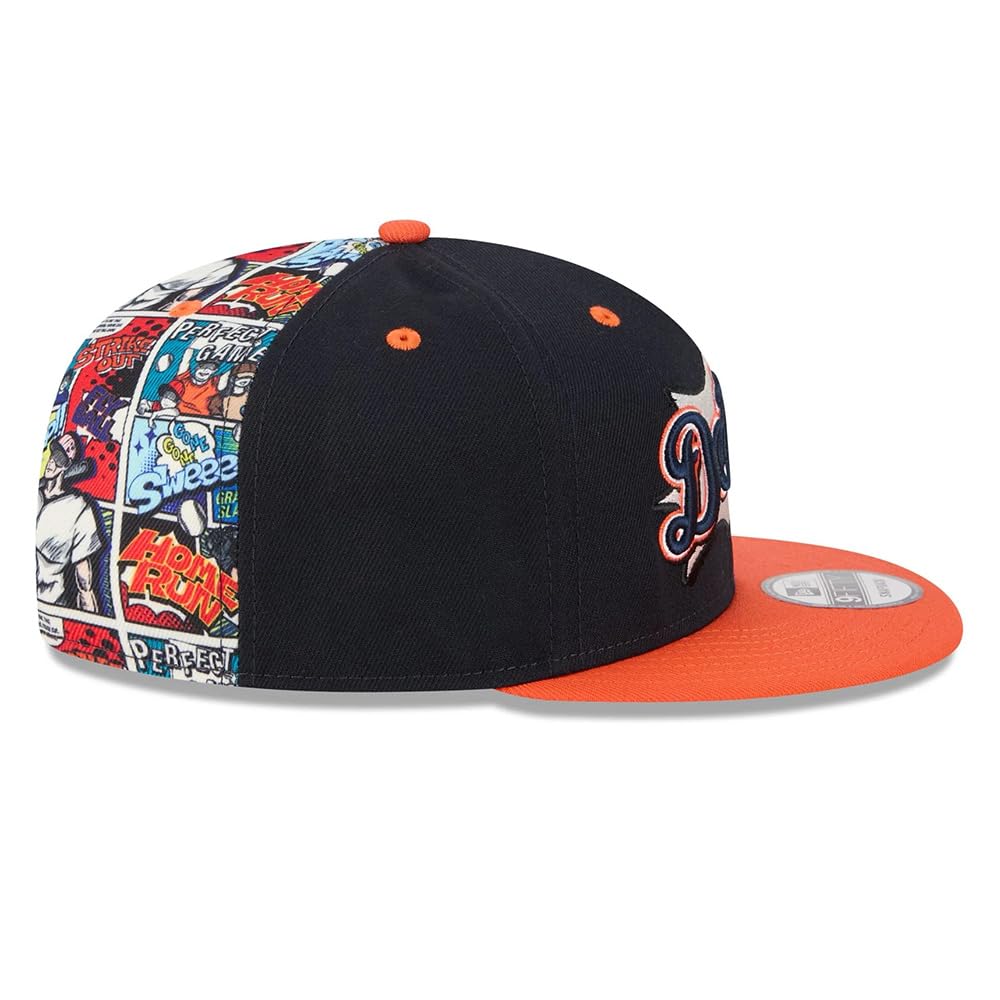 New Era Detroit Tigers 9FIFTY Diamond Hero Edition Snapback Cap Verstellbare Mütze Navy Blau Orange