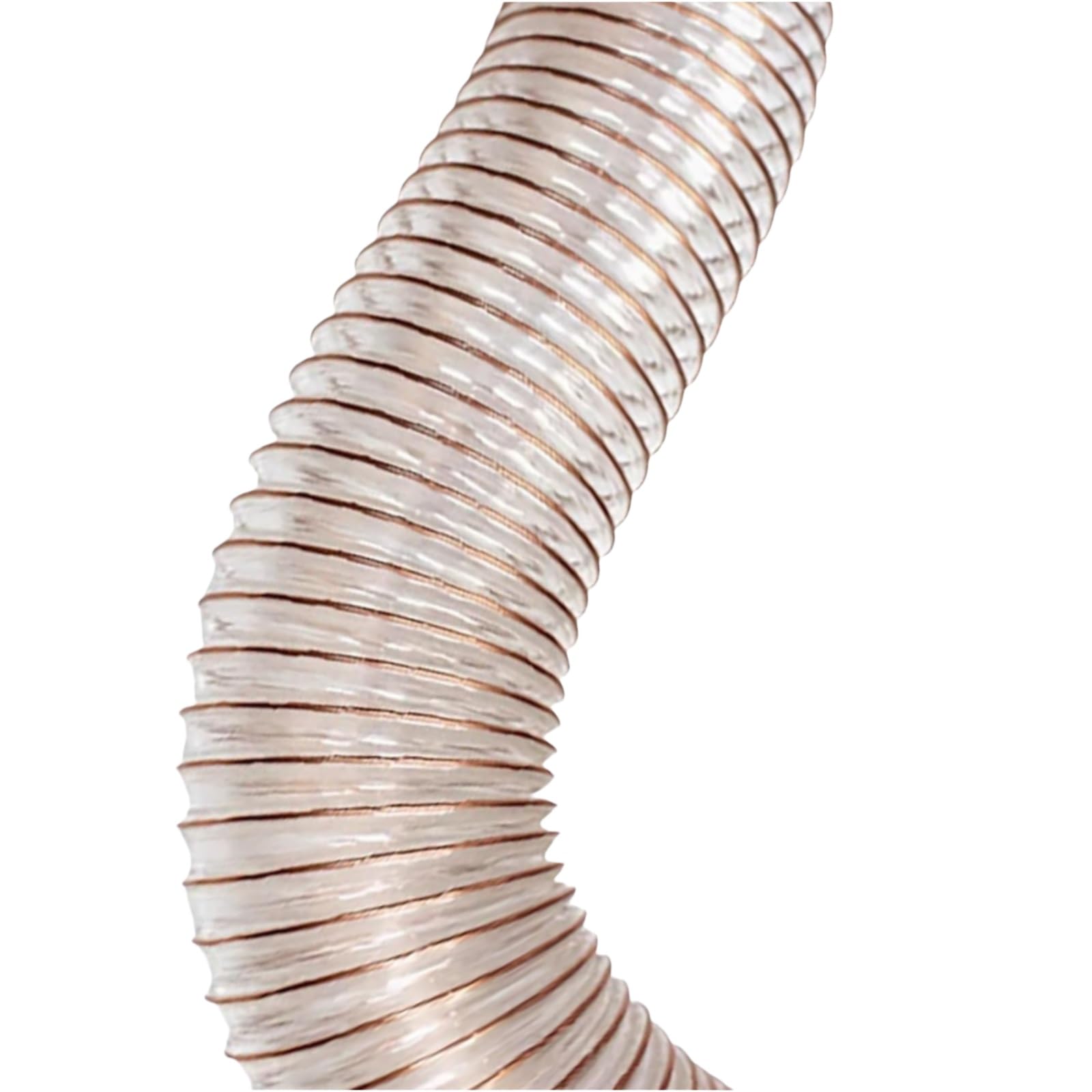 PU Collection Hose 200mm ID 1m Length Wall Thickness 0.63-2mm Transparent(1.2mm)