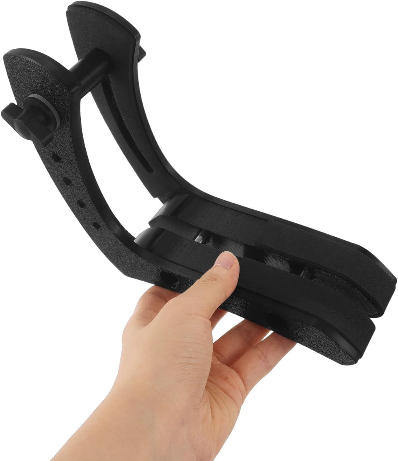 TIDTALEO Adjustable Guitar Support Stand for Playing, Ergonomic Metal Black