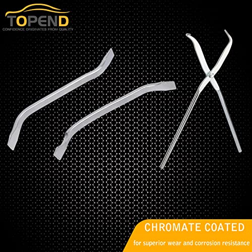 Topend Brake Drum Tool Kit, Drum Brake Tool Kit, Brake Drum Spring Tool Set, Drum Brake Kit Tool, Drum Break Tools For Car With Drum Brake Spring Tool/Pliers/Adjusting Tool & More (Set Of 8) #TOP6