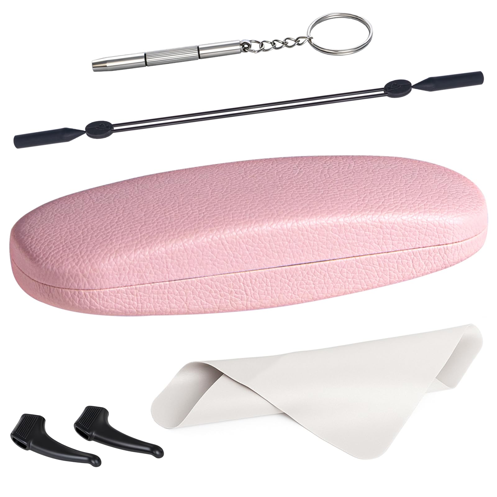 RayLove Unisex Hard Shell Eyeglasses Cases, Protective Case For Glasses
