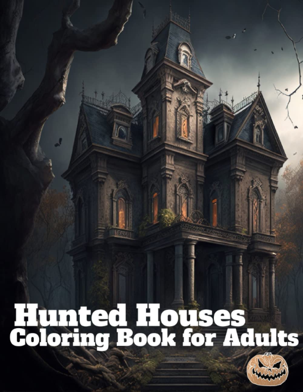 Haunted House Coloring Book For Adults: Explore the Eerie World of Ghosts, Monsters, and Secrets with Over 30 Creepy Illustrations