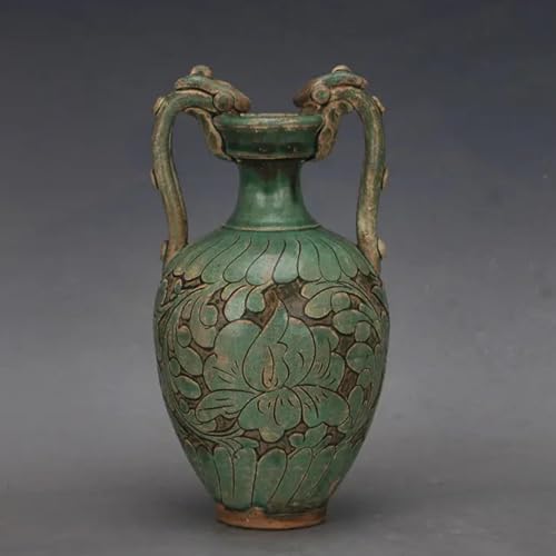 Chinese Style Song Dynasty Antique Ceramic Vase, 25cm 10.0in, Antique Ceramic Decorative Accessories