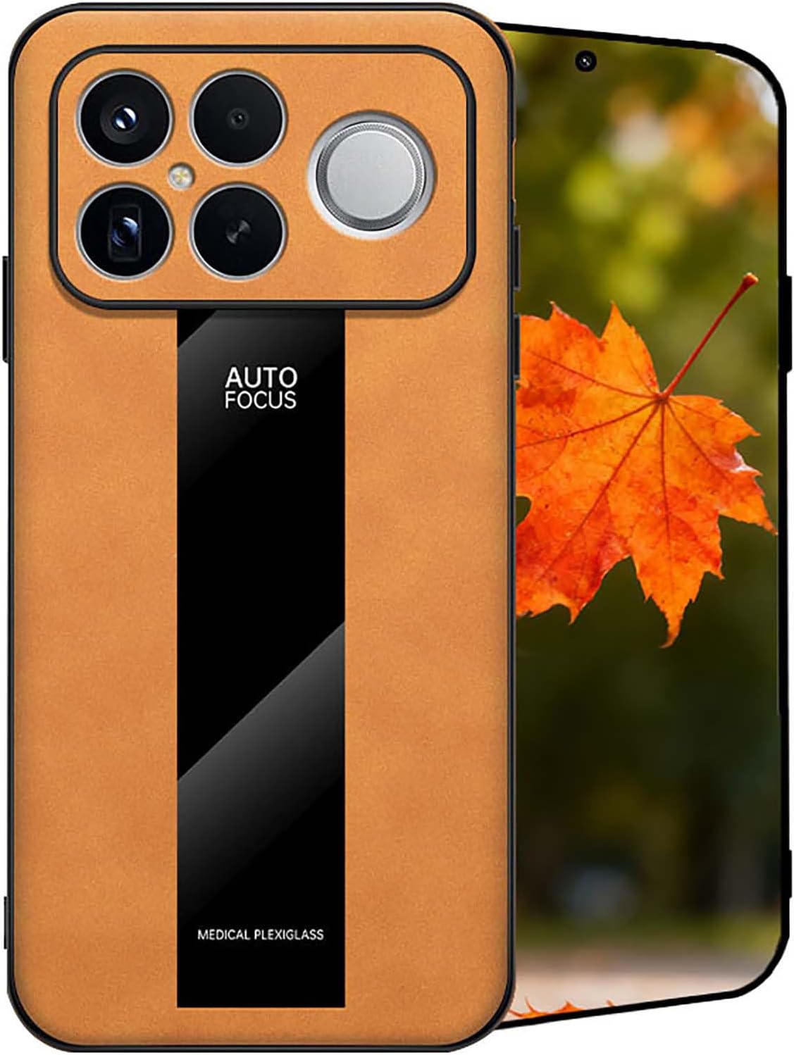 BORYA Etui do Xiaomi Poco F8 Ultra, ochrona przed wstrząsami i upadkiem na poziomie wojskowym, antypoślizgowa osłona odporna na zarysowania cienka ochrona - brązowy