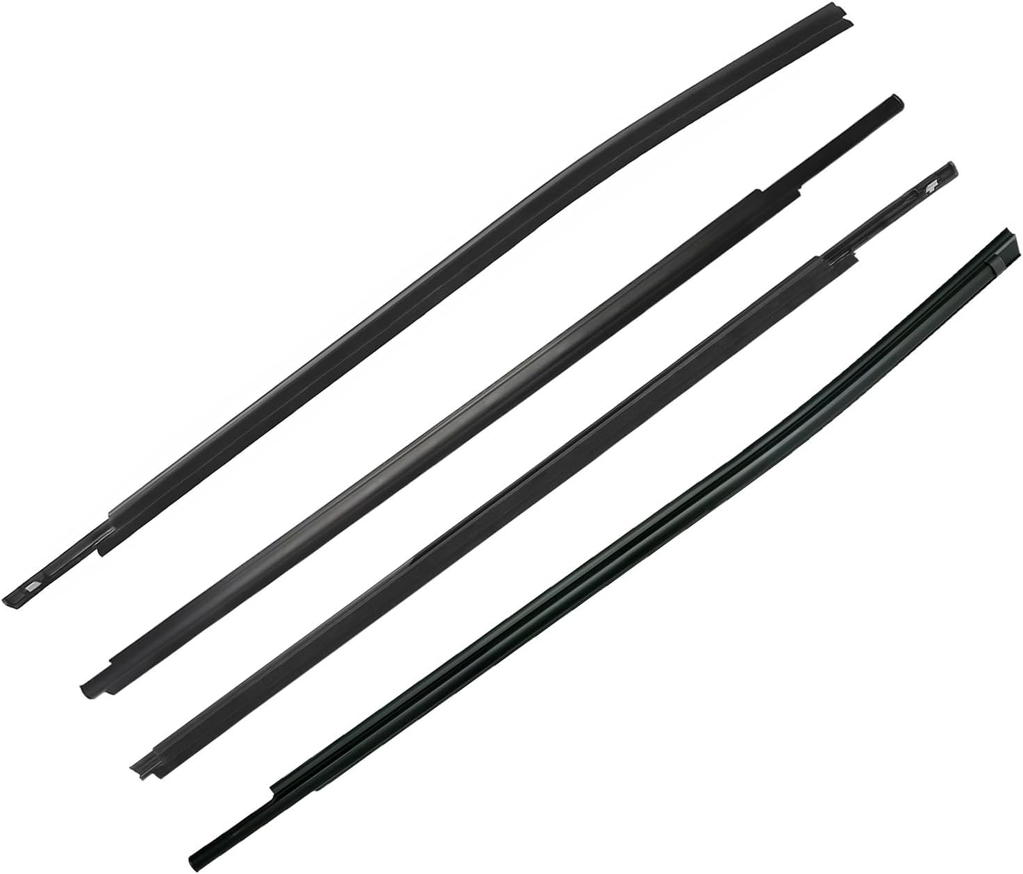 Kavius Roof Molding Drip Weatherstrip Compatible With Toyota Tundra Crewmax 2007-2021 4 Full Doors,Left 75552-0C060 / Right 75551-0C060
