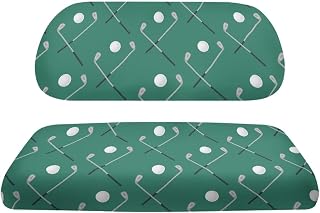 Golf Cart Seat Towel Blanket Smooth 2 Piece Golf Cart Seat Towel Covers Non-Slip for EZGo Yamaha Club Car Gofts Seats Protector