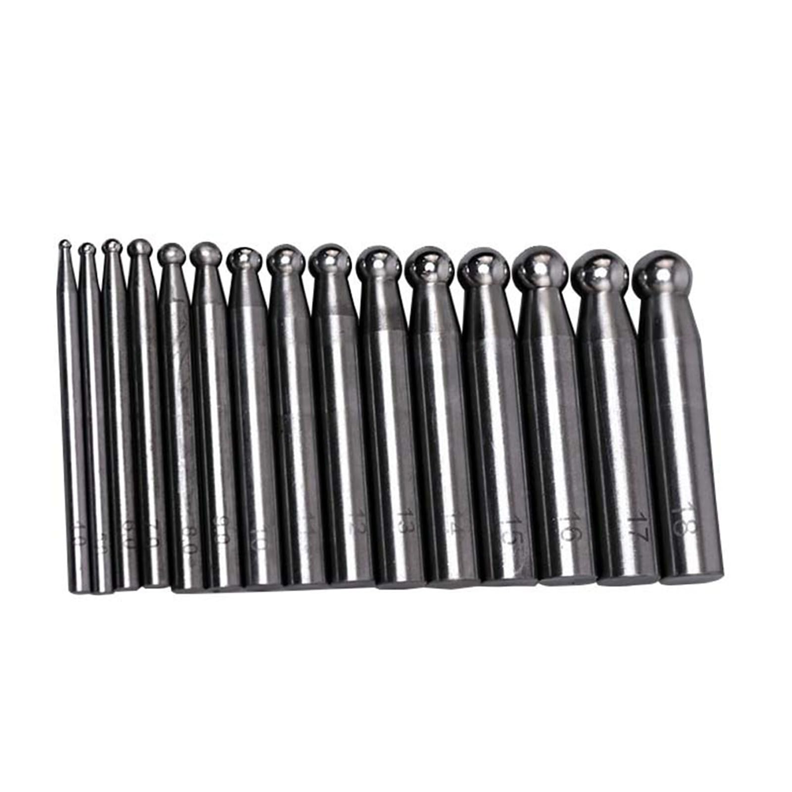 Set di gioielli in acciaio, 15/17 pezzi, strumenti per fustellatura in metallo, per progetti fai da te, punzonatrice per perline