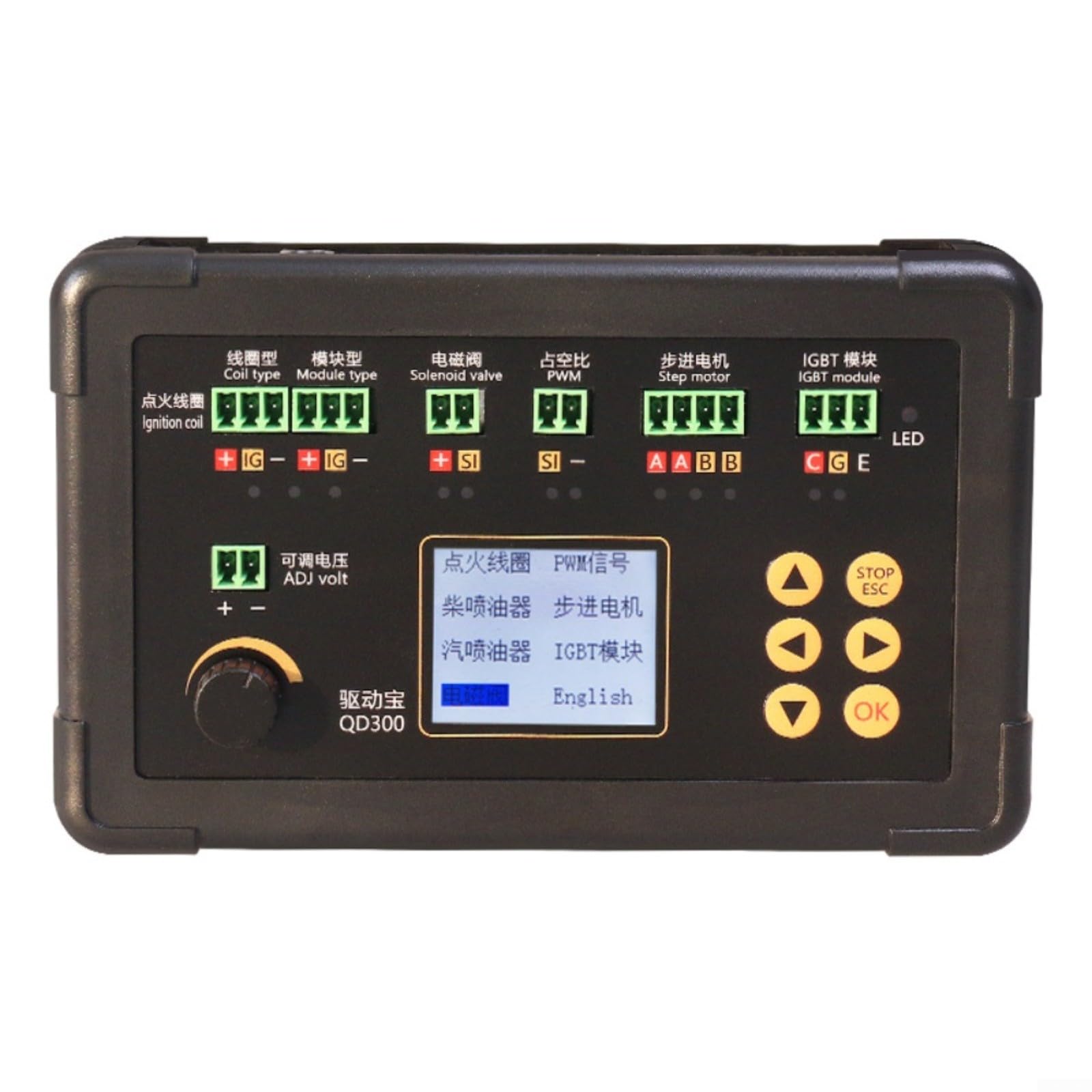 QD300 IGBT - Comprobador de bobinas de encendido, 3 A, válvula de inyección