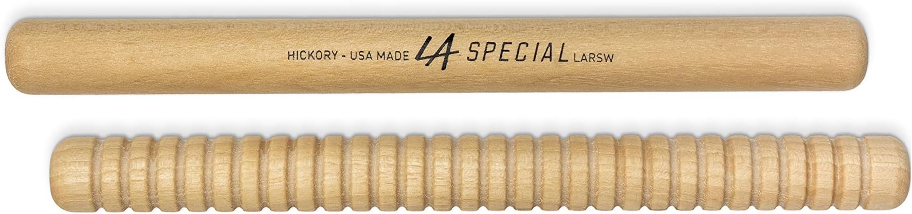 PROMARK LA Special Drumsticks - Rhythm Sticks for Kids - 1 Pair with Ribbed and Non Ribbed Music Rhythm Sticks - Percussion Sticks for Elementary or Preschool Kids - 8 in Long and .750 in Diameter