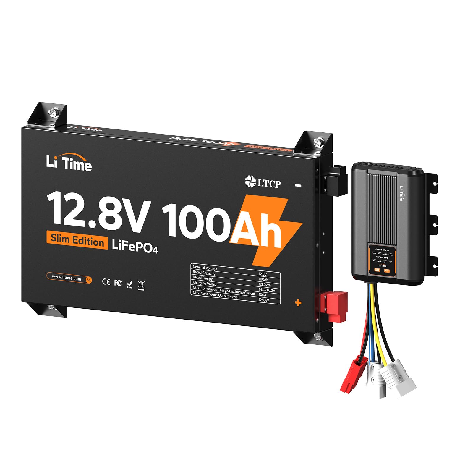 Amazon.com: Litime 12V 100Ah 2.44