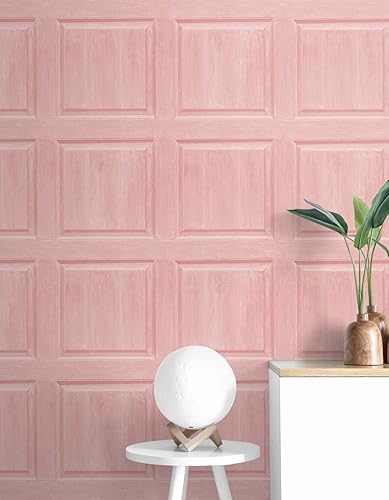 Miniatura 5 de NextWall Papel tapiz de imitación lavado para despegar y pegar (rubor)