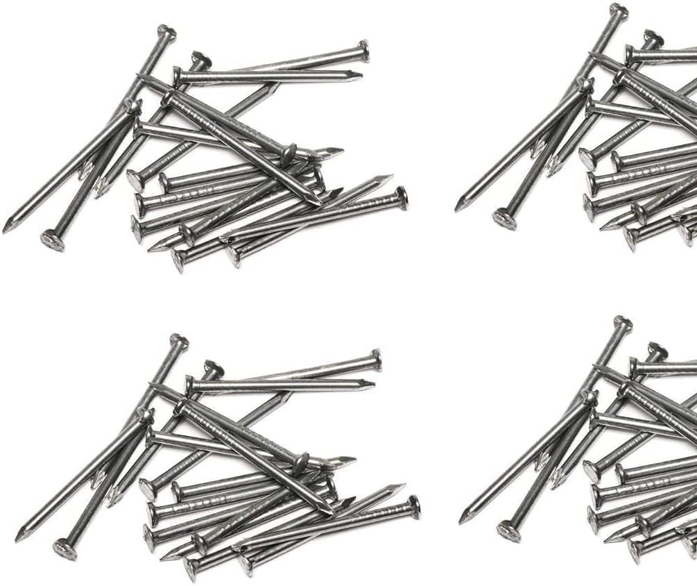 SISI UK® 20 x Premium Hardened Ribbed Concrete Hard Wall Masonry Nail 75mm Heavy Duty Roof Felt Tacks for Wood Outdoor and Securing Shed Roofing - Image 2