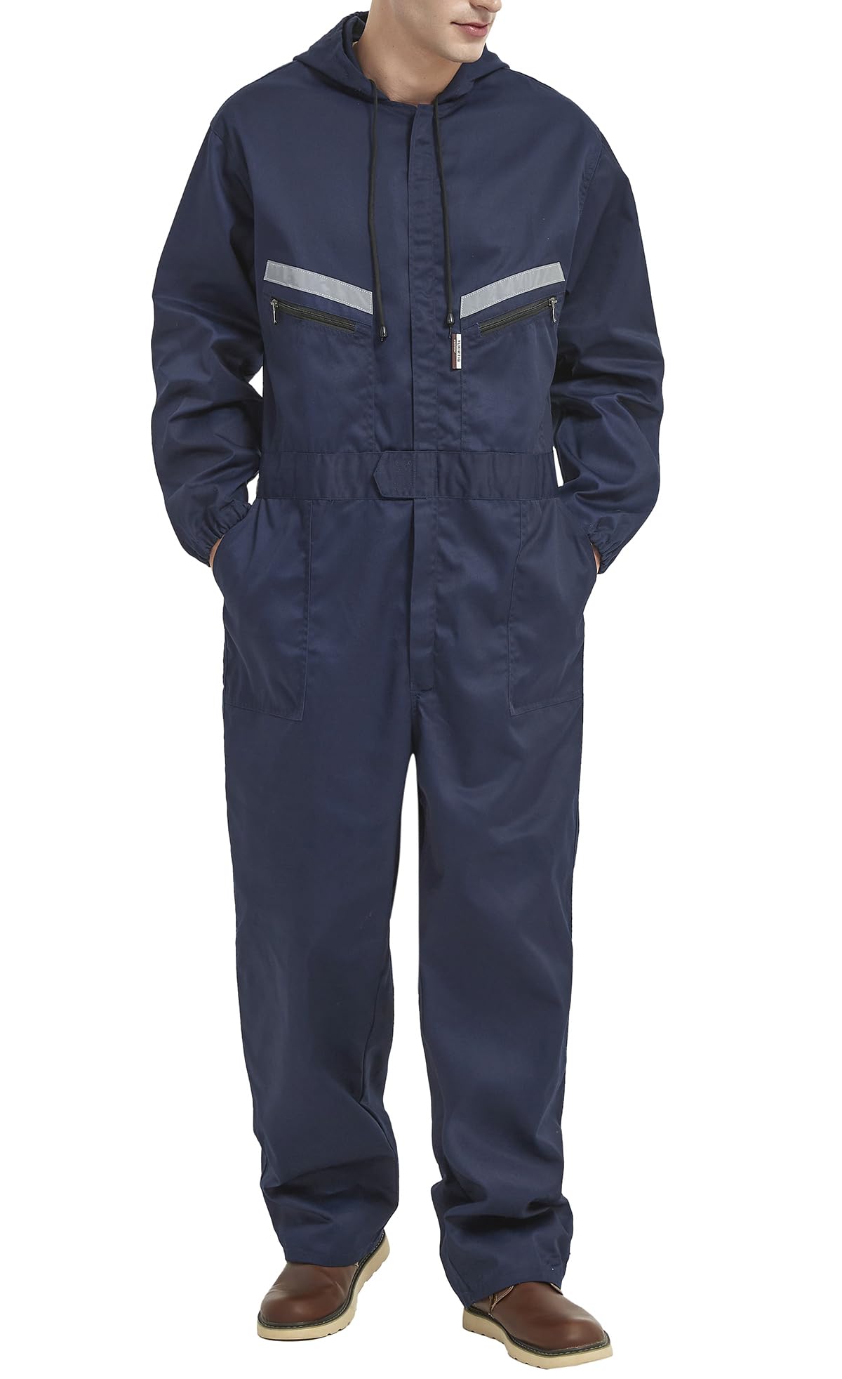 Herren Arbeitsoverall Reflektierende Overalls Arbeitsanzug Handwerker Anzug Arbeitsoverall Arbeitskombi