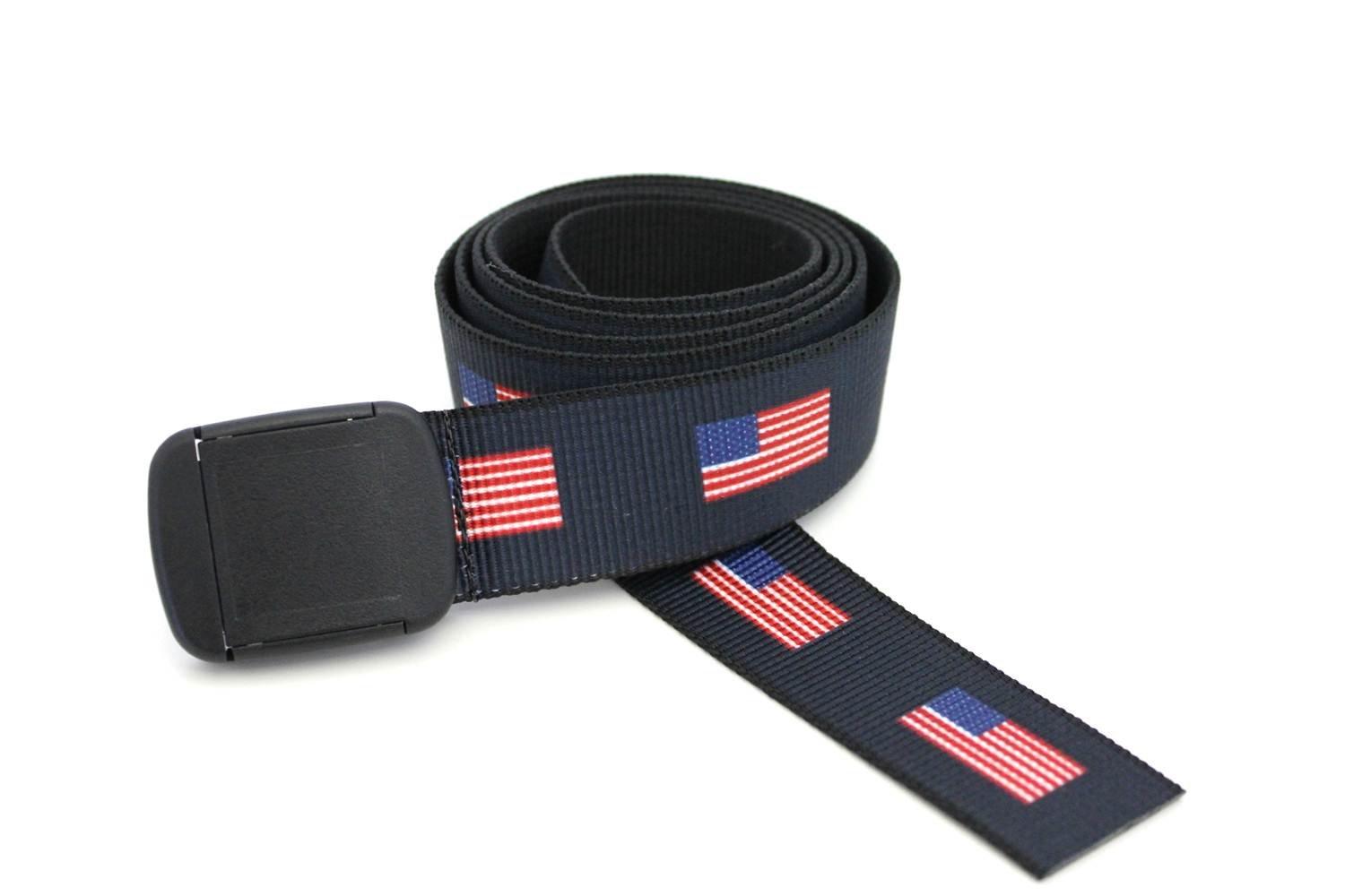 Thomas Bates American Flag Web Belts