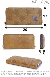 レディース 財布 Amazon | [モズ] 札入れ No.86151 star☆ > ラウンドファスナー