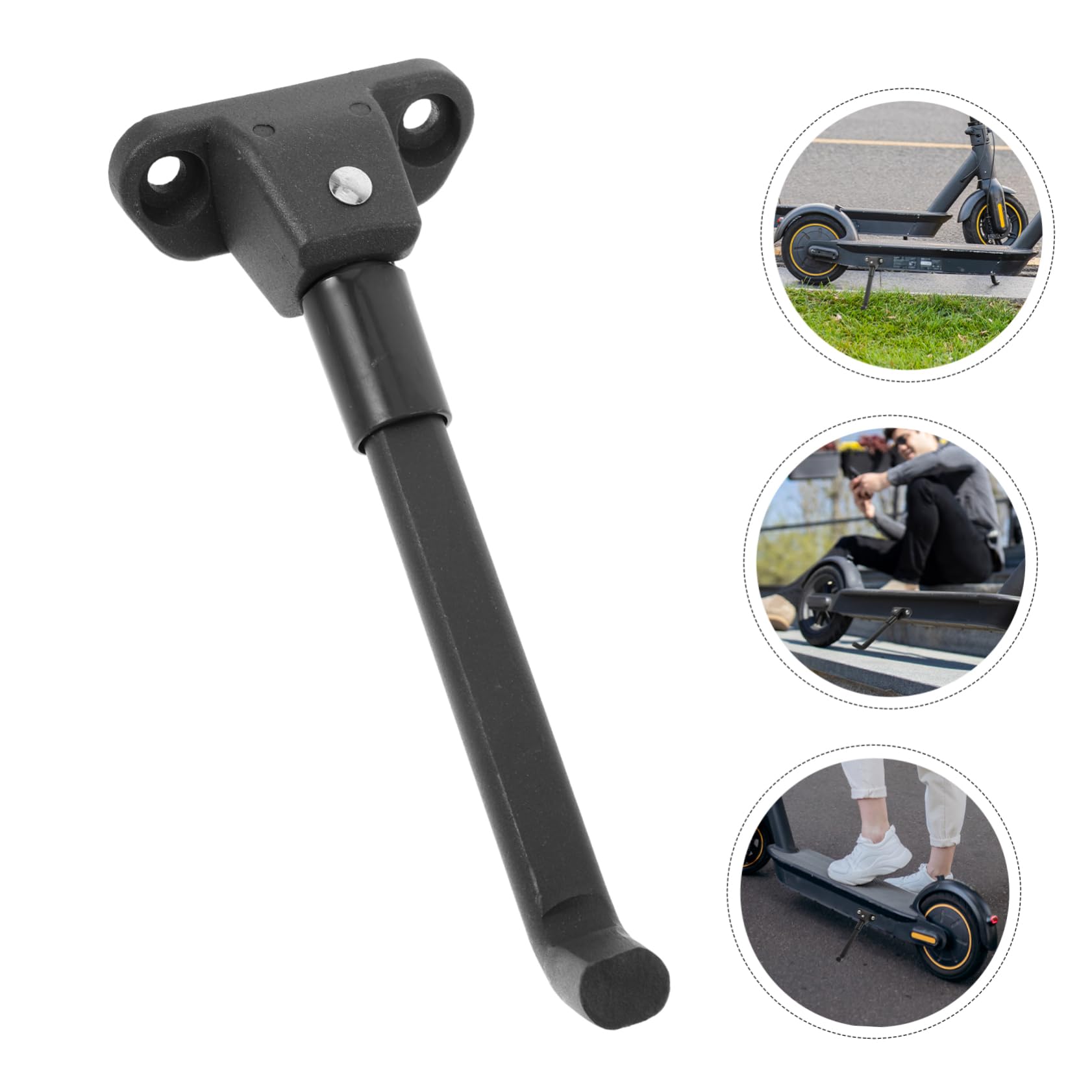 Soporte de Patinete Eléctrico de Aluminio MAX Pata de Estacionamiento Extendida Accesorios para Scooter 2 Piezas