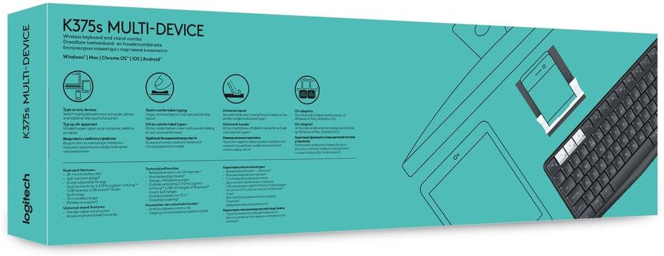 Logitech K375s Multi-Device Keyboard retail box