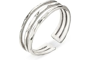 Annika Bella Sterling Silver Ring for Women: Elegant, Adjustable, and Stackable