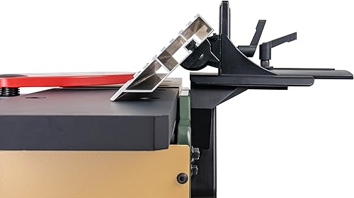 Miniatura 14 de Cutech 40180HB - Junta de mesa con cabezal de corte en espiral de 8 pulgadas con mesas de aluminio recubiertas de teflón, insertos de 16 TC, valla