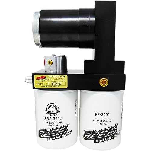 FASS TSC10165G Titanium Signature Series Diesel Fuel Lift Pump 165GPH fits GM Duramax 6.6L 2001-2010