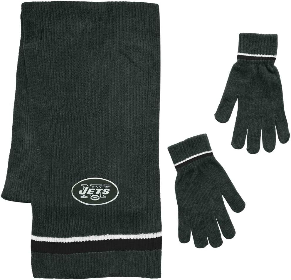Littlearth NFL unisex-adult Scarf and Glove Set