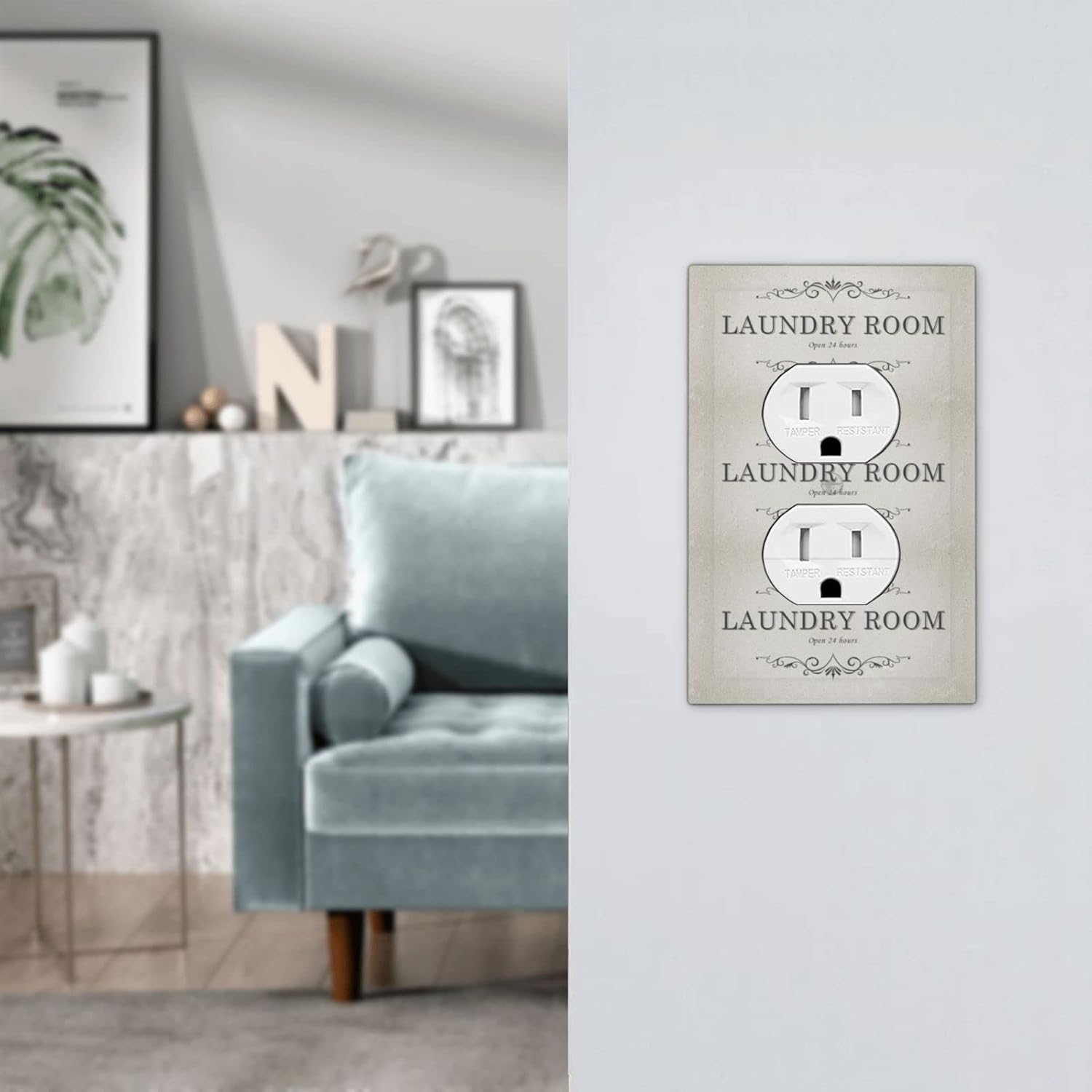 My Laundry-Rooms Modern Single Switch Wall Plate Medium Switch Cover Stylish And Beautiful Switch Trim Cover