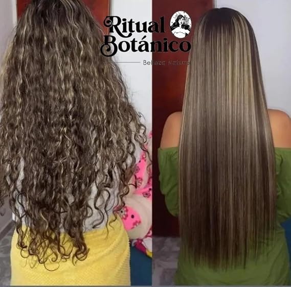 Ritual Botanico Keratina Organica 250 ML | Aporta Brillo, Sedosidad y Nutricion | Botox Capilar sin Formol | Hair Straightener con 12 Aceites Naturales