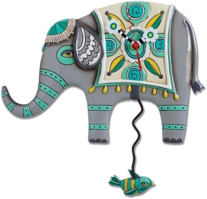 Allen Studio Designs Indie Ellie Elephant Clock