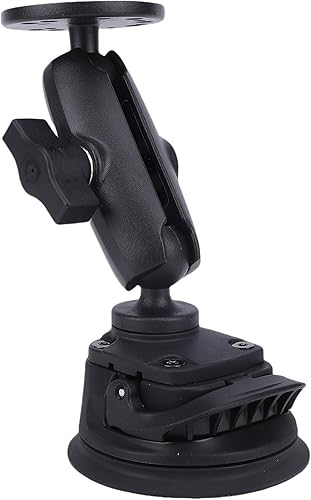 Miniatura 4 de Drfeify Soporte de ventosa de doble bola, soporte de goma premium, soporte de automóvil ajustable de 360 grados, para uso en parabrisas de vehículos